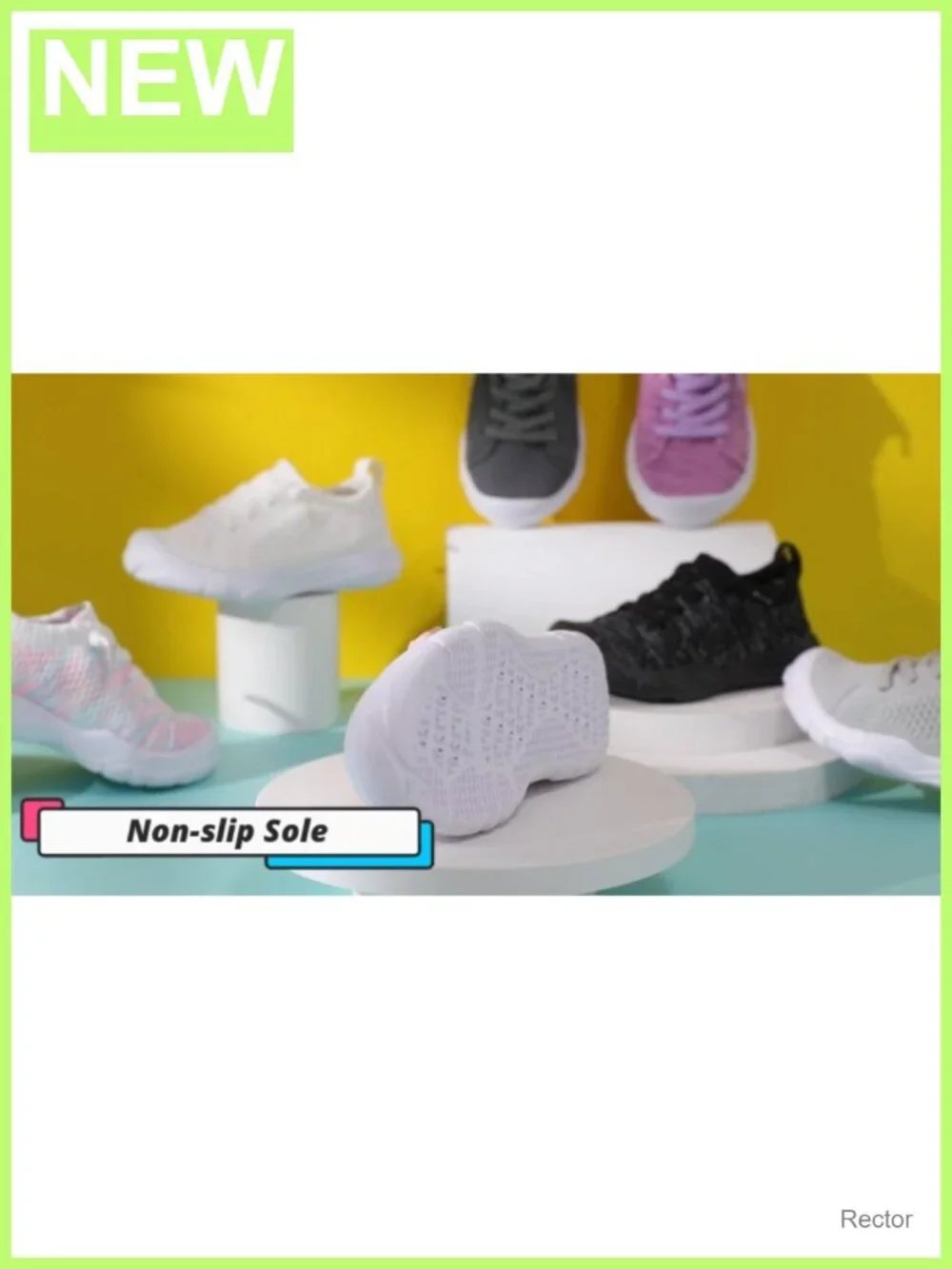 Toddler Wide Toe Box Slip-On Sneakers Lightweight Knit